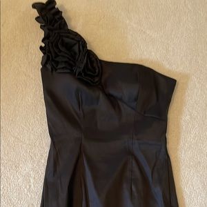 Off Shoulder Black Dress